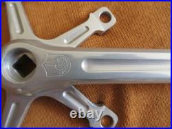 Collectors, Check this out C logo on tip of arm Campagnolo Record crank arms NOS