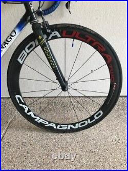 Colnago C40 10 speed campagnolo record. Campy Bora carbon wheels/tubular tires