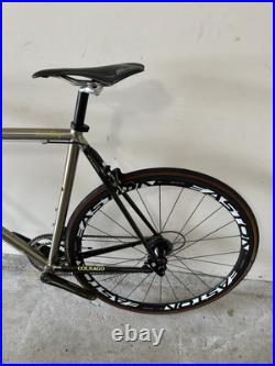 Colnago CT 1 titanio campagnolo record titanium QS 10 spd Easton EC90SL wheels Colnago CT 1 titanio campagnolo record titanium QS 10 spd Easton EC90SL wheels