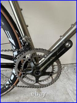 Colnago CT 1 titanio campagnolo record titanium QS 10 spd Easton EC90SL wheels Colnago CT 1 titanio campagnolo record titanium QS 10 spd Easton EC90SL wheels