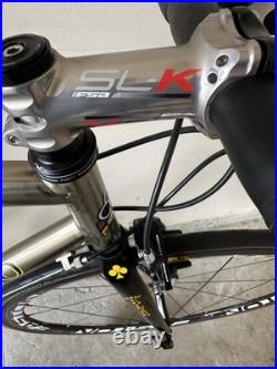 Colnago CT 1 titanio campagnolo record titanium QS 10 spd Easton EC90SL wheels Colnago CT 1 titanio campagnolo record titanium QS 10 spd Easton EC90SL wheels