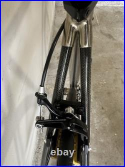 Colnago CT 1 titanio campagnolo record titanium QS 10 spd Easton EC90SL wheels Colnago CT 1 titanio campagnolo record titanium QS 10 spd Easton EC90SL wheels