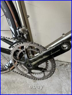 Colnago CT 1 titanio campagnolo record titanium QS 10 spd Easton EC90SL wheels Colnago CT 1 titanio campagnolo record titanium QS 10 spd Easton EC90SL wheels