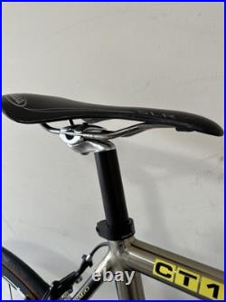 Colnago CT 1 titanio campagnolo record titanium QS 10 spd Easton EC90SL wheels Colnago CT 1 titanio campagnolo record titanium QS 10 spd Easton EC90SL wheels