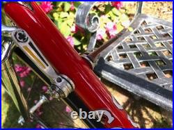 Colnago Vintage Columbus Steel Frame 53cm Flame Red Campagnolo Super Record Bike