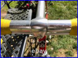 Colnago Vintage Columbus Steel Frame 53cm Flame Red Campagnolo Super Record Bike