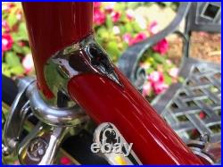 Colnago Vintage Columbus Steel Frame 53cm Flame Red Campagnolo Super Record Bike