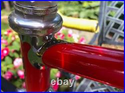 Colnago Vintage Columbus Steel Frame 53cm Flame Red Campagnolo Super Record Bike