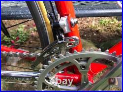Colnago Vintage Columbus Steel Frame 53cm Flame Red Campagnolo Super Record Bike
