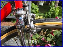 Colnago Vintage Columbus Steel Frame 53cm Flame Red Campagnolo Super Record Bike