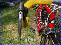 Colnago Vintage Columbus Steel Frame 53cm Flame Red Campagnolo Super Record Bike