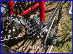Colnago Vintage Columbus Steel Frame 53cm Flame Red Campagnolo Super Record Bike