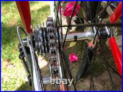 Colnago Vintage Columbus Steel Frame 53cm Flame Red Campagnolo Super Record Bike