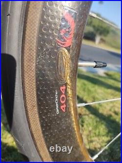 Colnago c60 size 58S cm Campagnolo Super Record 11 speed Zip 404 Wheels