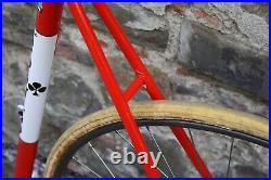 Colnago super pista campagnolo record pista track italian steel bike velodrome