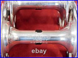 Early 70's Campagnolo #1035 Nuovo Record High Flange Hubs & Skewers 36H English