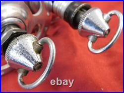 Early 70's Campagnolo #1035 Nuovo Record High Flange Hubs & Skewers 36H English