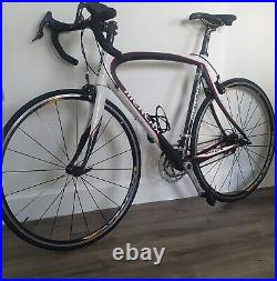 Eddy Merckx, Axm Carbon Fiber Road Bike 56cm/22in, Black/red/white- Campagnolo