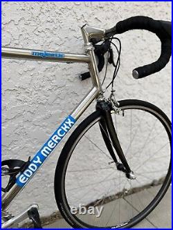 Eddy Merckx Majestic Titanium Road Bike Campagnolo Record 60cm Mint Condition