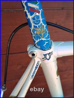 End Of 80s Vintage Somec AIR Campagnolo Record 8sp 5957 Road Bike Racing Bike