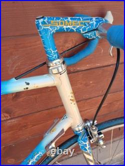 End Of 80s Vintage Somec AIR Campagnolo Record 8sp 5957 Road Bike Racing Bike