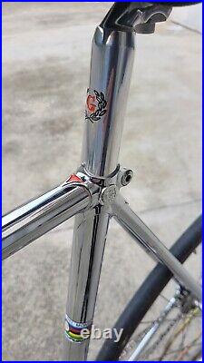GRANDIS SUPER LEGGERA PISTA vintage italian steel track bike CAMPAGNOLO RECORD