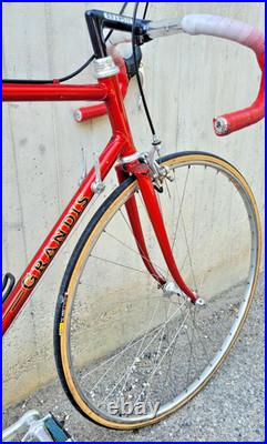 GRANDIS racing team vintage italian steel road bicycle CAMPAGNOLO SUPER RECORD
