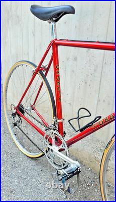 GRANDIS racing team vintage italian steel road bicycle CAMPAGNOLO SUPER RECORD