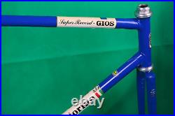 Gios Torino PISTA Super Record Track Bike Frame Vintage Campagnolo Record 56 55