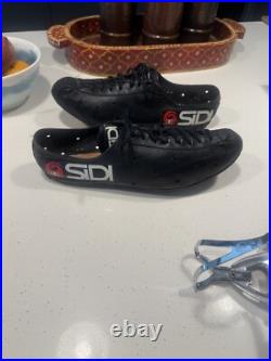 L'Eroica Vintage Sidi Shoes And Campy Record Pedals L'Eroica Vintage Sidi Shoes And Campy Record Pedals