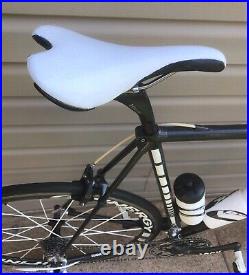LOOK 2003 Lugged Carbon Road Bike Custom Campy 62cm Black and White Record