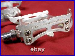 Late 1980's Excellent Campagnolo C-Record Pista Track Pedals 9/16 x 20