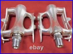 Late 1980's Excellent Campagnolo C-Record Pista Track Pedals 9/16 x 20