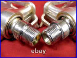 Late 1980's Excellent Campagnolo C-Record Pista Track Pedals 9/16 x 20