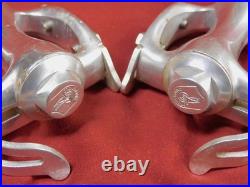 Late 1980's Excellent Campagnolo C-Record Pista Track Pedals 9/16 x 20