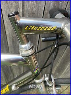 Litespeed Ultimate titanium road bicycle Campagnolo Record 8 speed
