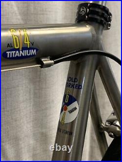 Litespeed Vortex Titanium 6/4 Road Bike Campy Record Carbon 10 Triple, Rare XLNT