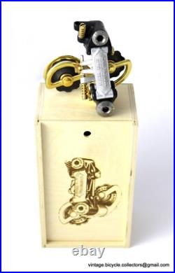Luxury Vintage Bike Campagnolo Super Record 1st Gen REAR DERAILLEUR GOLD PLATED