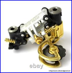 Luxury Vintage Bike Campagnolo Super Record 1st Gen REAR DERAILLEUR GOLD PLATED
