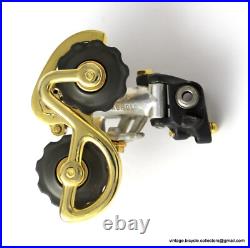 Luxury Vintage Bike Campagnolo Super Record 1st Gen REAR DERAILLEUR GOLD PLATED