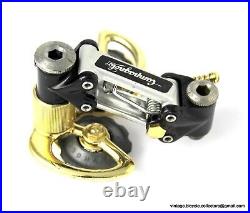 Luxury Vintage Bike Campagnolo Super Record REAR DERAILLEUR PAT82 GOLD PLATED