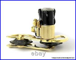 Luxury Vintage Bike Campagnolo Super Record REAR DERAILLEUR PAT82 GOLD PLATED