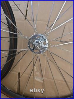 MATRIX ISO C Wheelset with 28H CAMPAGNOLO HF Record Hubs SUN LOGO Conti Tires