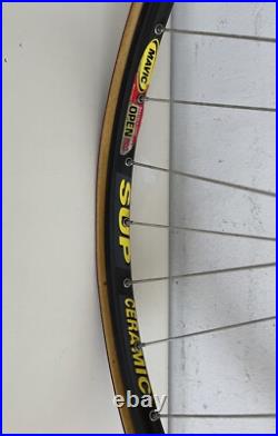 MAVIC OPEN PRO SUP CERAMIC Bike Bicycle Wheel Set Rim Campagnolo Record CLINCHER