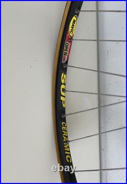 MAVIC OPEN PRO SUP CERAMIC Bike Bicycle Wheel Set Rim Campagnolo Record CLINCHER
