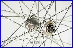Mavic Gp4 Campagnolo Record Vintage Wheels Hubs Rims 7 Speed Road Bike Old 80s