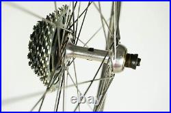Mavic Gp4 Campagnolo Record Vintage Wheels Hubs Rims 7 Speed Road Bike Old 80s