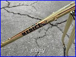 Medici Pro Strada Gold Chromed Road Bike Frameset Campagnolo Record Headset