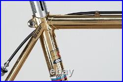 Moser Gold Plated Oro Campagnolo Super Record Steel Lugs Vintage Old Road Racing