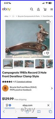 Motobecane Grand Record Bike XXL 63cm Made In France Campagnolo Cutters4life